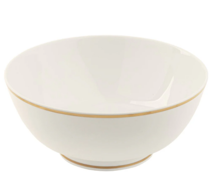 Pickard White Signature Round Footed Bowl (No Monogram)