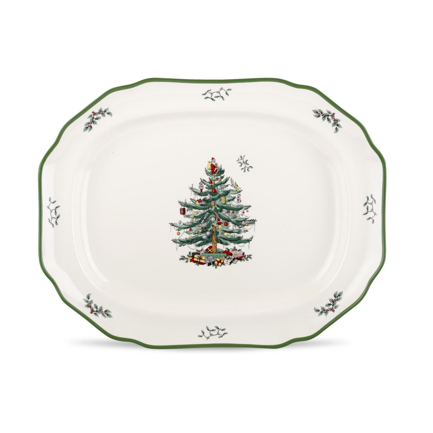 Spode Christmas Tree Sculpted Platter