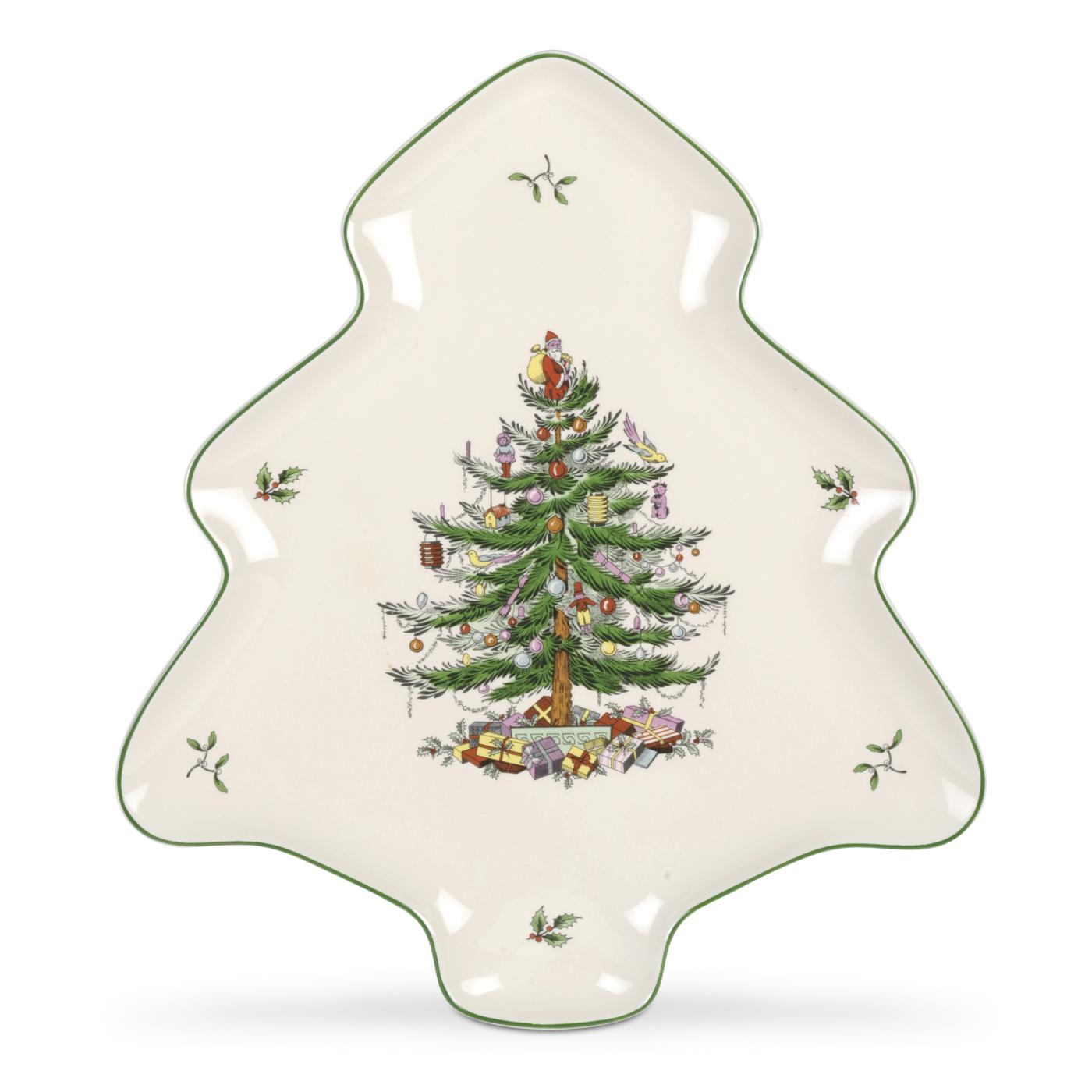 Spode Christmas Tree - Tree Shape Dish