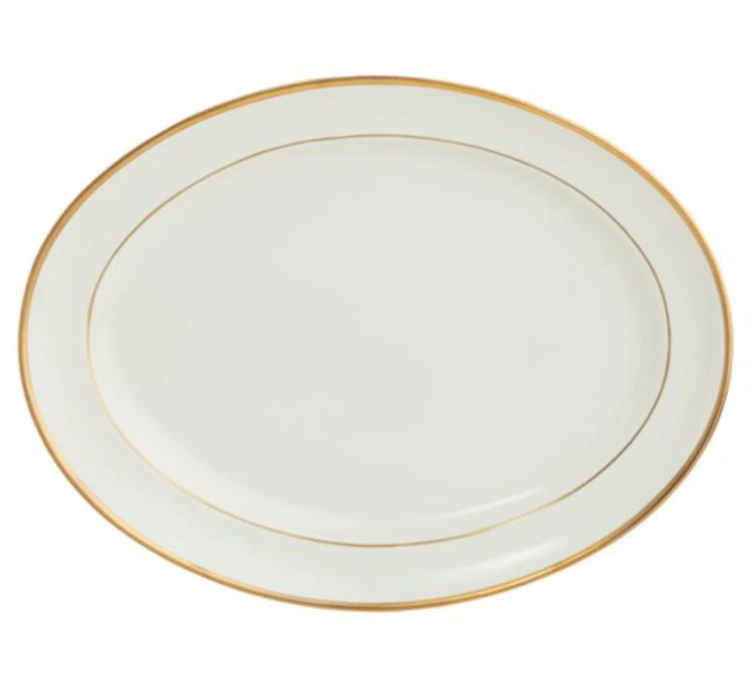 Pickard White Signature Oval Platter (No Monogram)