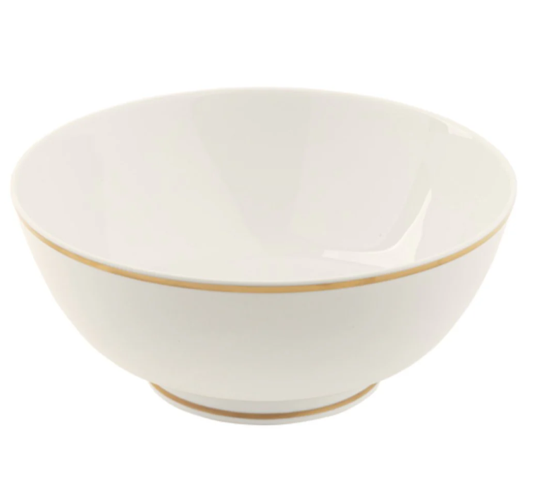 Pickard White Signature Round Footed Bowl (No Monogram)