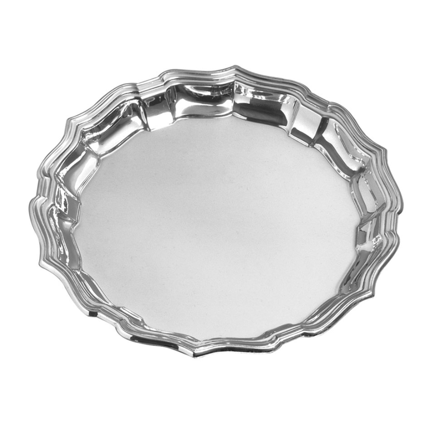 Salisbury Chippendale Pewter Tray