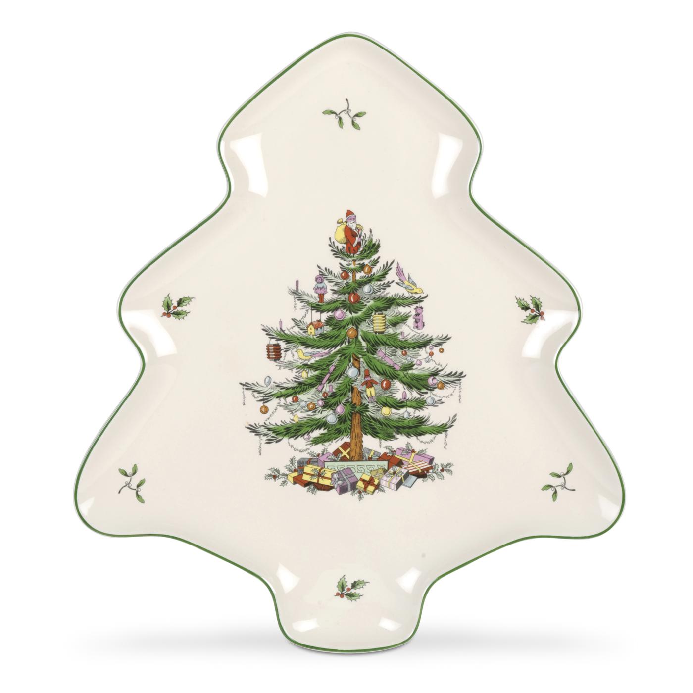 Spode Christmas Tree - Tree Shape Dish