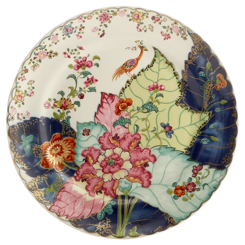mottahedeh tobacco leaf china Dinner Plate Handmade porcelain from Portugal Mottahedeh Tobacco Leaf Dessert Plate
